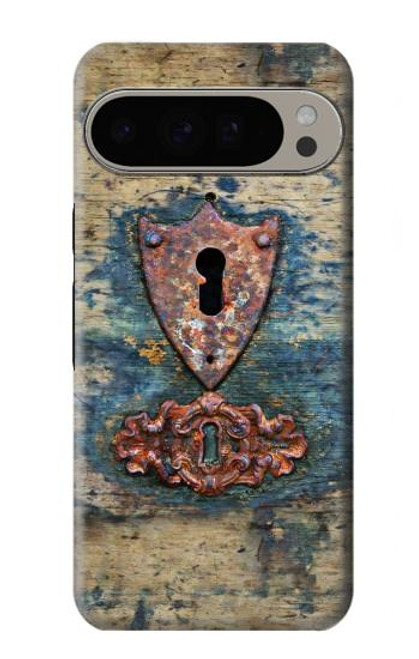 S3955 Vintage Keyhole Weather Door Hülle Schutzhülle Taschen für Google Pixel 9 Pro XL