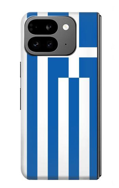 S3102 Flag of Greece Hülle Schutzhülle Taschen für Google Pixel 9 Pro Fold