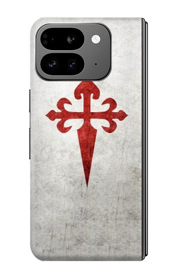 S3200 Order of Santiago Cross of Saint James Hülle Schutzhülle Taschen für Google Pixel 9 Pro Fold