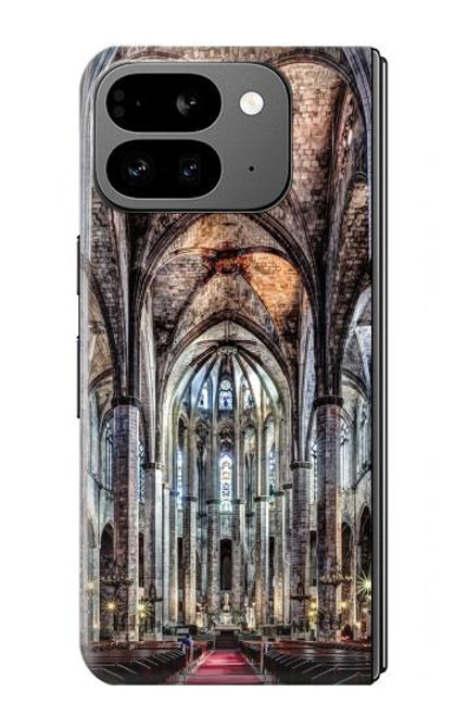 S3210 Santa Maria Del Mar Cathedral Hülle Schutzhülle Taschen für Google Pixel 9 Pro Fold