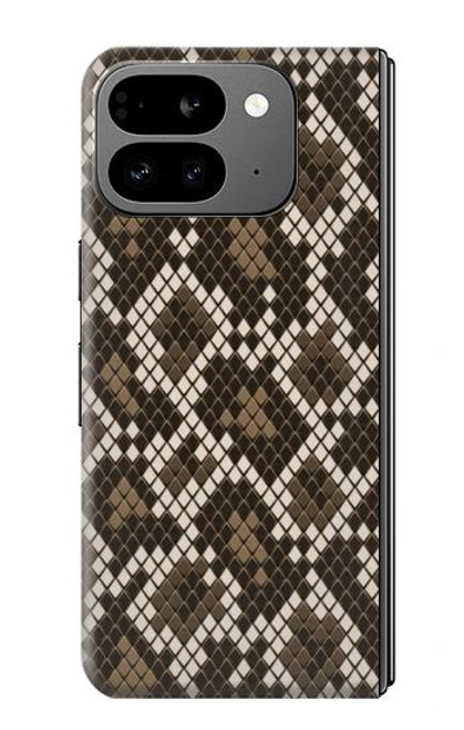 S3389 Seamless Snake Skin Pattern Graphic Hülle Schutzhülle Taschen für Google Pixel 9 Pro Fold