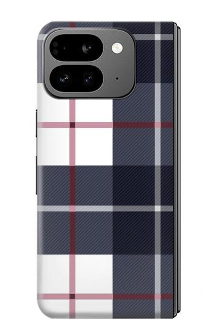 S3452 Plaid Fabric Pattern Hülle Schutzhülle Taschen für Google Pixel 9 Pro Fold