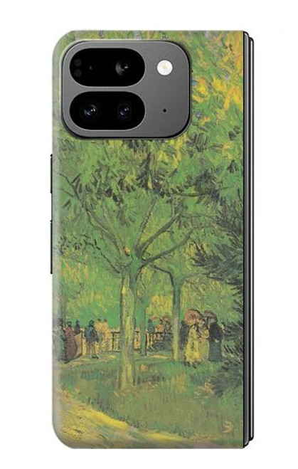 S3748 Van Gogh A Lane in a Public Garden Hülle Schutzhülle Taschen für Google Pixel 9 Pro Fold