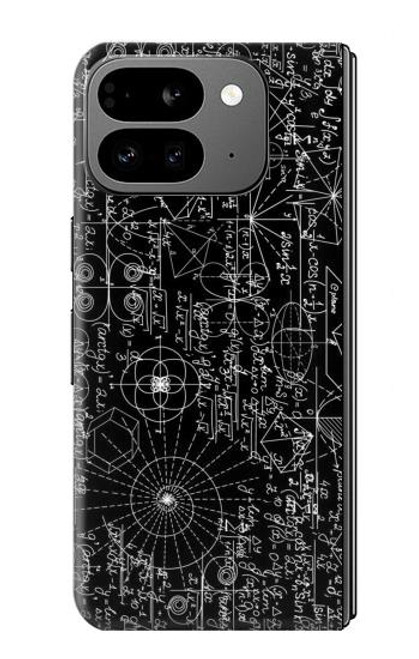 S3808 Mathematics Blackboard Hülle Schutzhülle Taschen für Google Pixel 9 Pro Fold