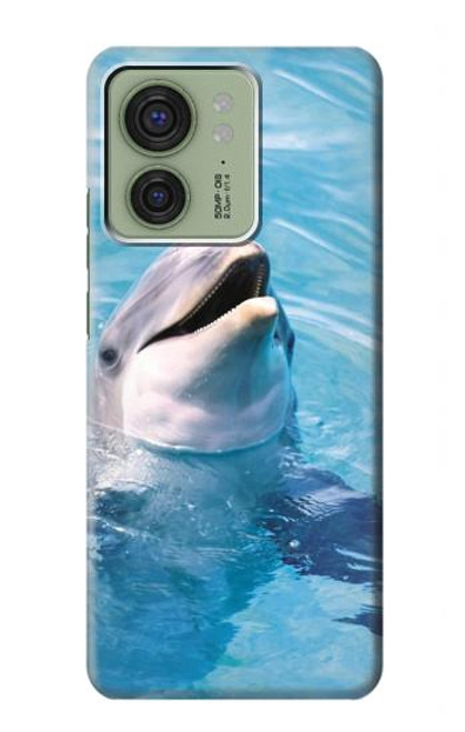 S1291 Dolphin Hülle Schutzhülle Taschen für Motorola Edge (2023), Edge 40