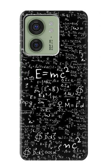 S2574 Mathematics Physics Blackboard Equation Hülle Schutzhülle Taschen für Motorola Edge (2023), Edge 40