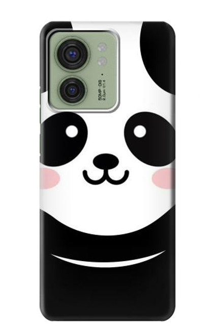 S2662 Cute Panda Cartoon Hülle Schutzhülle Taschen für Motorola Edge (2023), Edge 40