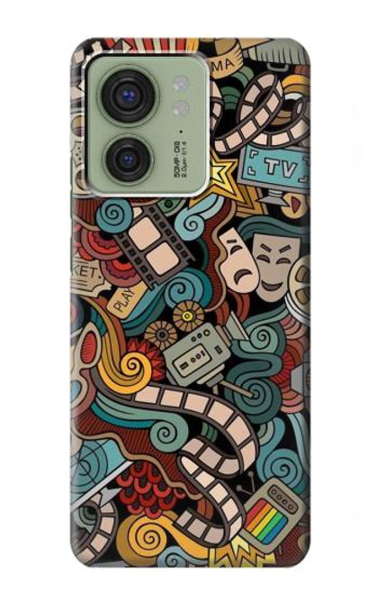 S3480 Movie Acting Entertainment Hülle Schutzhülle Taschen für Motorola Edge (2023), Edge 40