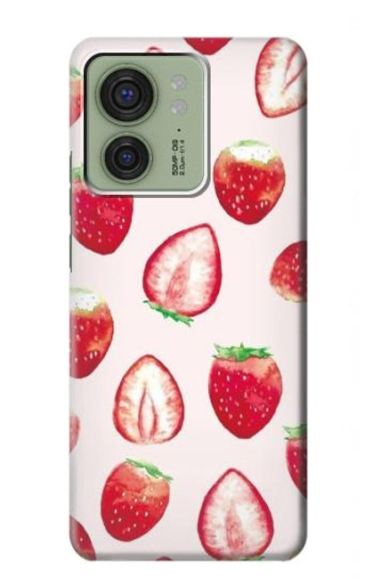 S3481 Strawberry Hülle Schutzhülle Taschen für Motorola Edge (2023), Edge 40