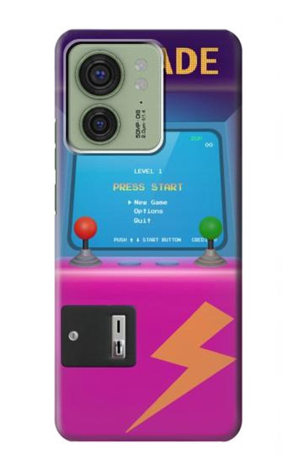 S3961 Arcade Cabinet Retro Machine Hülle Schutzhülle Taschen für Motorola Edge (2023), Edge 40