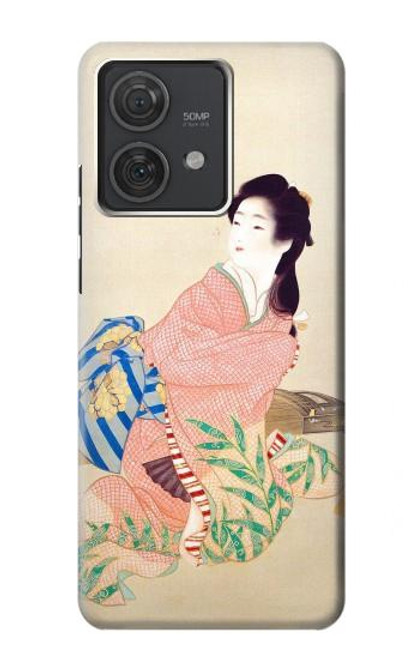 S0889 Japan Art Kimono Hülle Schutzhülle Taschen für Motorola Edge 40 Neo