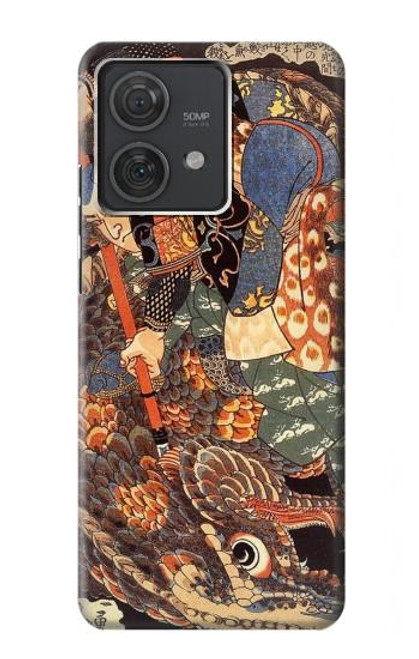 S0914 Ronin Miyamoto Musashi Hülle Schutzhülle Taschen für Motorola Edge 40 Neo