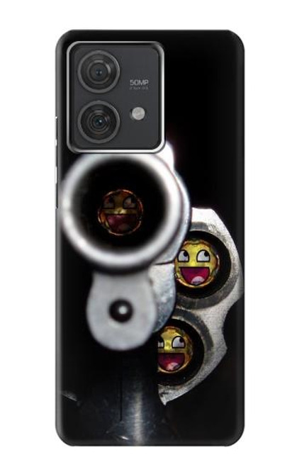 S1109 Smile Bullet Gun Hülle Schutzhülle Taschen für Motorola Edge 40 Neo