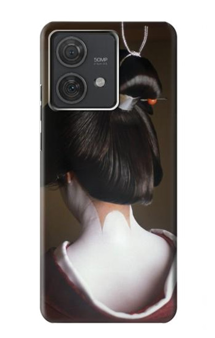 S1337 Japan Geisha Neck Hülle Schutzhülle Taschen für Motorola Edge 40 Neo