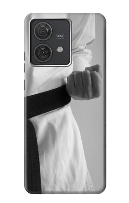 S1931 Black Belt Karate Hülle Schutzhülle Taschen für Motorola Edge 40 Neo