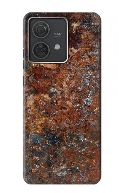 S2714 Rust Steel Texture Graphic Printed Hülle Schutzhülle Taschen für Motorola Edge 40 Neo
