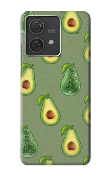 S3285 Avocado Fruit Pattern Hülle Schutzhülle Taschen für Motorola Edge 40 Neo