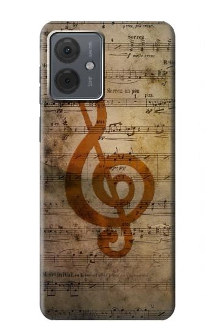 S2368 Sheet Music Notes Hülle Schutzhülle Taschen für Motorola Moto G14