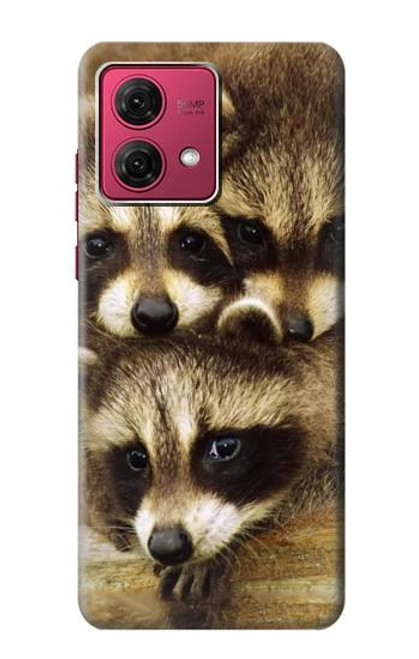 S0977 Baby Raccoons Hülle Schutzhülle Taschen für Motorola Moto G84 S0977 Baby Raccoons Hülle Schutzhülle Taschen für Motorola Moto G84