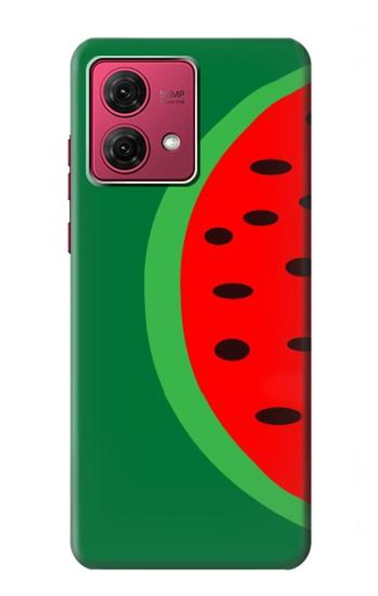 S2383 Watermelon Hülle Schutzhülle Taschen für Motorola Moto G84