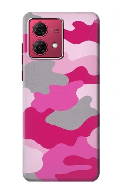 S2525 Pink Camo Camouflage Hülle Schutzhülle Taschen für Motorola Moto G84