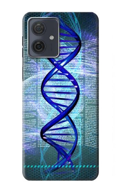 S0632 DNA Hülle Schutzhülle Taschen für Motorola Moto G54