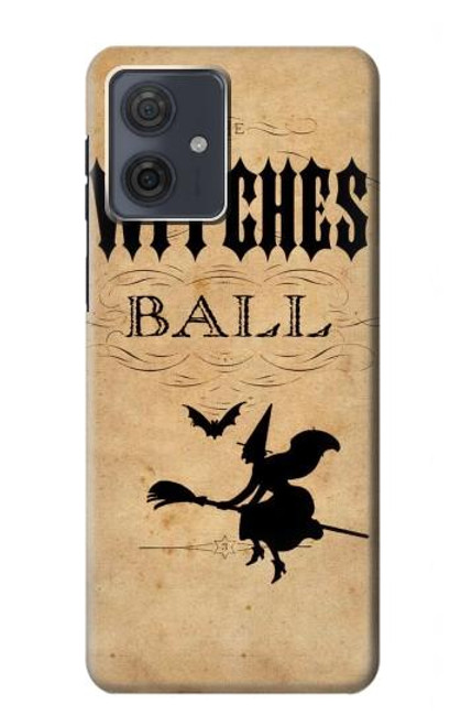 S2648 Vintage Halloween The Witches Ball Hülle Schutzhülle Taschen für Motorola Moto G54