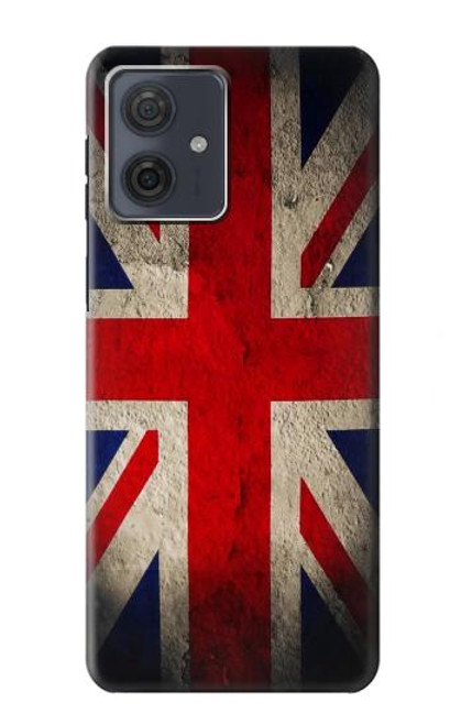 S2894 Vintage British Flag Hülle Schutzhülle Taschen für Motorola Moto G54