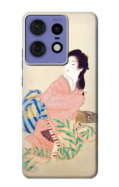S0889 Japan Art Kimono Hülle Schutzhülle Taschen für Motorola Edge 50 Pro