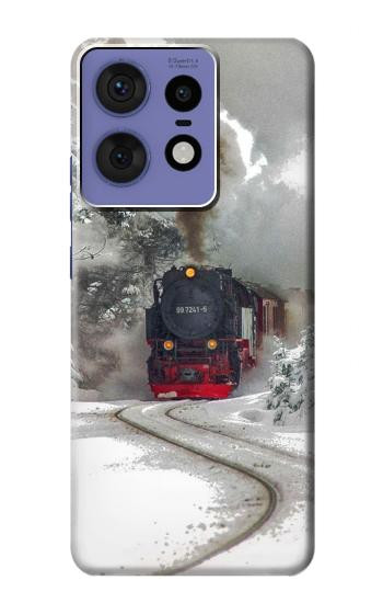 S1509 Steam Train Hülle Schutzhülle Taschen für Motorola Edge 50 Pro
