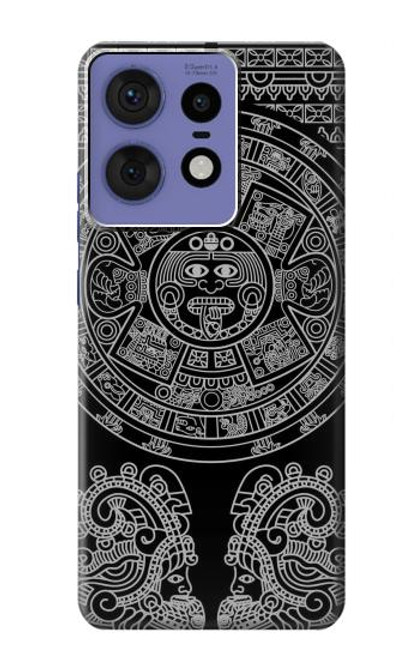S1838 Mayan Pattern Hülle Schutzhülle Taschen für Motorola Edge 50 Pro