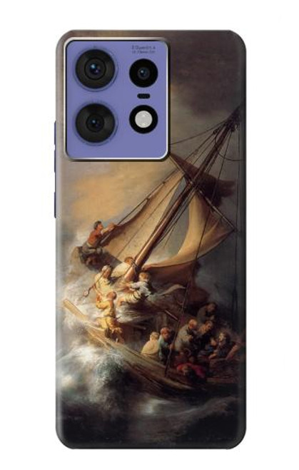 S1091 Rembrandt Christ in The Storm Hülle Schutzhülle Taschen für Motorola Edge 50 Fusion