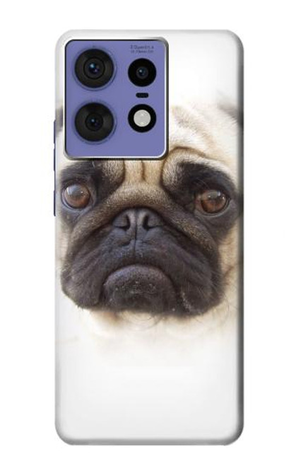S1852 Pug Dog Hülle Schutzhülle Taschen für Motorola Edge 50 Fusion