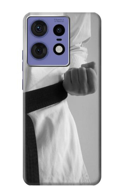 S1931 Black Belt Karate Hülle Schutzhülle Taschen für Motorola Edge 50 Fusion
