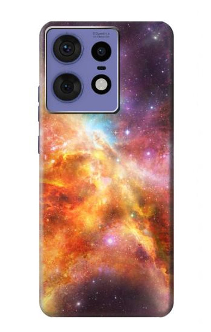 S1963 Nebula Rainbow Space Hülle Schutzhülle Taschen für Motorola Edge 50 Fusion