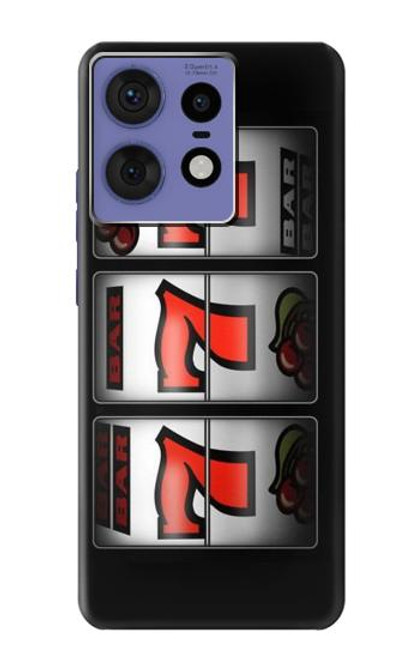 S2406 Slot Machine Lucky 777 Hülle Schutzhülle Taschen für Motorola Edge 50 Fusion