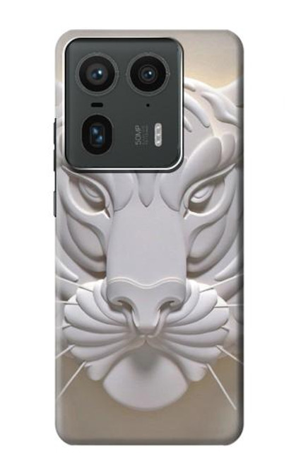 S0574 Tiger Carving Hülle Schutzhülle Taschen für Motorola Edge 50 Ultra