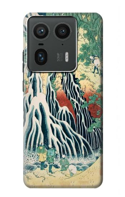 S2491 Hokusai Kirifuri Waterfall at Kurokami Hülle Schutzhülle Taschen für Motorola Edge 50 Ultra