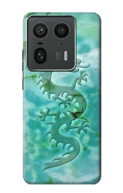S2653 Dragon Green Turquoise Stone Graphic Hülle Schutzhülle Taschen für Motorola Edge 50 Ultra