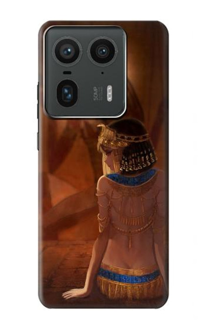 S3919 Egyptian Queen Cleopatra Anubis Hülle Schutzhülle Taschen für Motorola Edge 50 Ultra