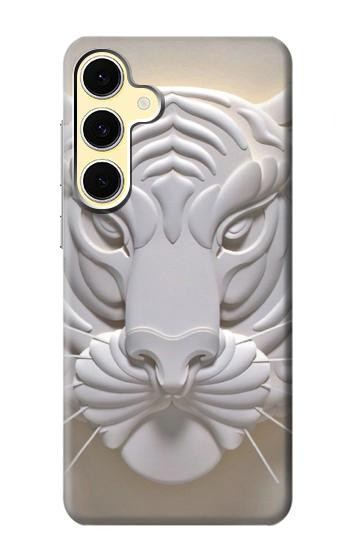 S0574 Tiger Carving Hülle Schutzhülle Taschen für Samsung Galaxy S24 FE