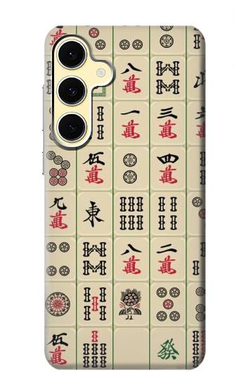 S0802 Mahjong Hülle Schutzhülle Taschen für Samsung Galaxy S24 FE