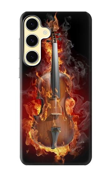 S0864 Fire Violin Hülle Schutzhülle Taschen für Samsung Galaxy S24 FE