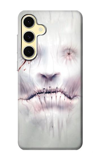 S0884 Horror Face Hülle Schutzhülle Taschen für Samsung Galaxy S24 FE