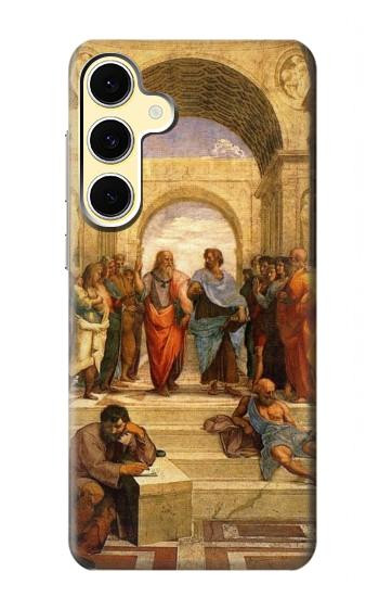 S1086 Raphael's School of Athens Hülle Schutzhülle Taschen für Samsung Galaxy S24 FE