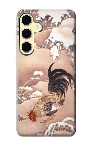 S1332 Ito Jakuchu Rooster Hülle Schutzhülle Taschen für Samsung Galaxy S24 FE