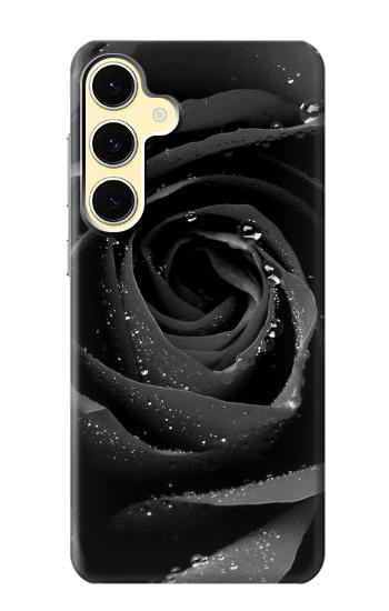 S1598 Black Rose Hülle Schutzhülle Taschen für Samsung Galaxy S24 FE