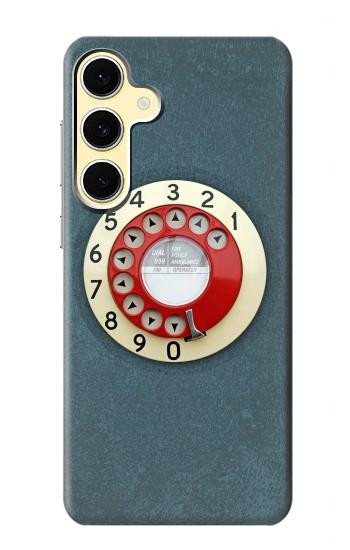 S1968 Rotary Dial Telephone Hülle Schutzhülle Taschen für Samsung Galaxy S24 FE