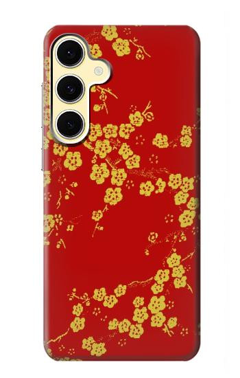 S2050 Cherry Blossoms Chinese Graphic Printed Hülle Schutzhülle Taschen für Samsung Galaxy S24 FE