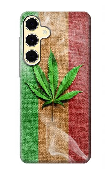 S2109 Smoke Reggae Rasta Flag Hülle Schutzhülle Taschen für Samsung Galaxy S24 FE
